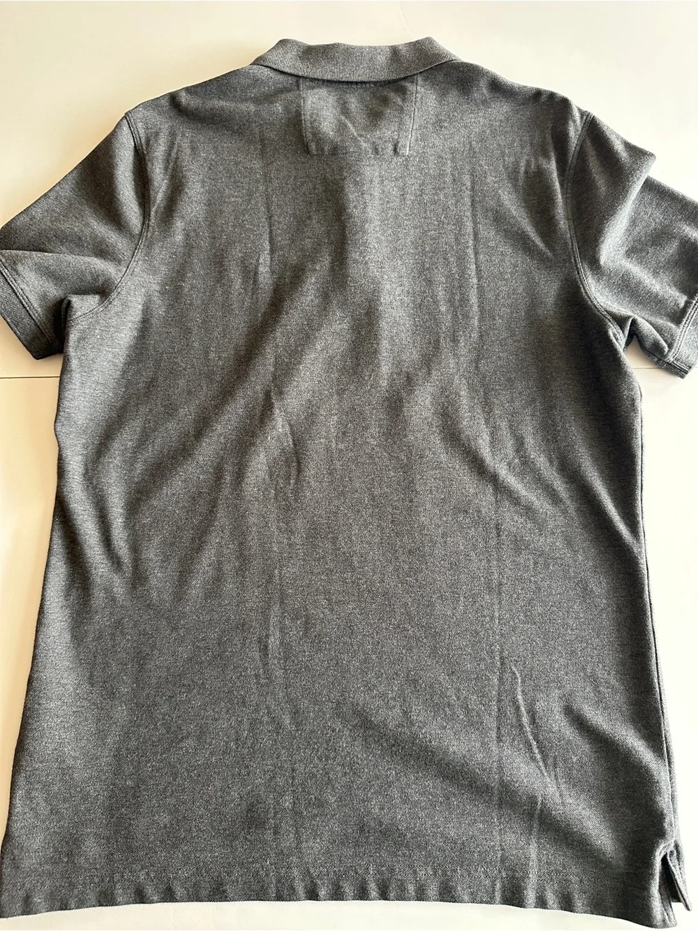Men Banana Republic Polo Shirt Elephant Logo | Charcoal Grey | Size M